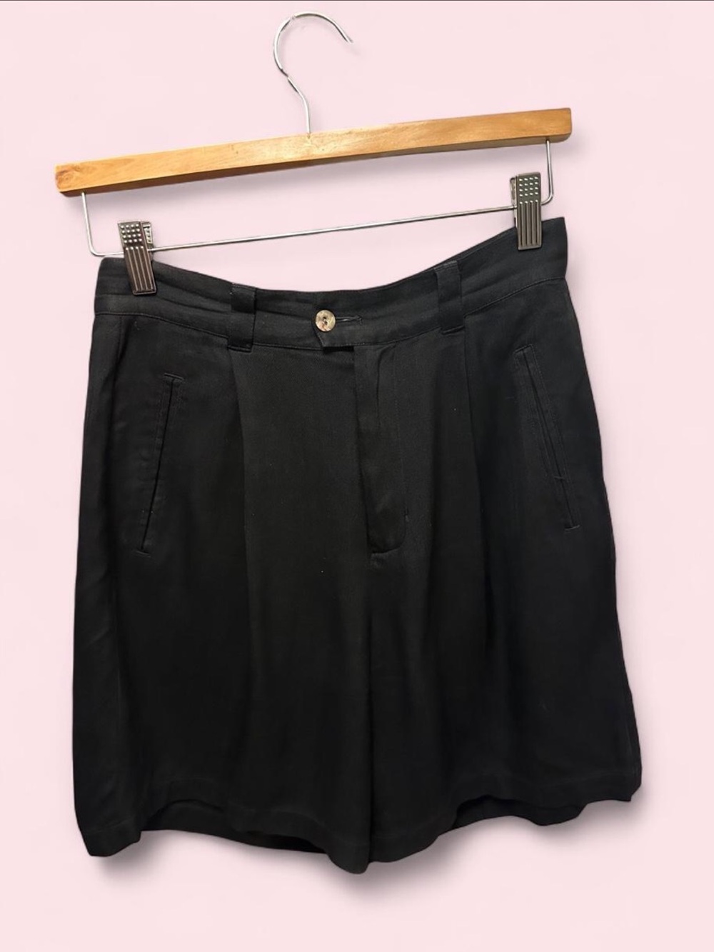 Tommy Bahama Black Tailored Women's Shorts 100% Silk